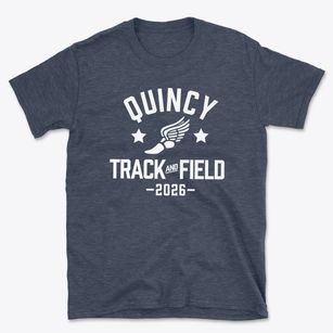 Quincy High School Track and Field Basic T-Shirt