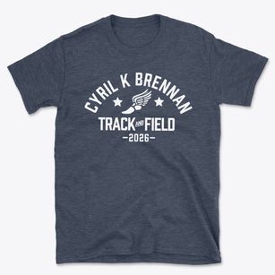 Cyril K Brennan Middle School Track and Field Basic T-Shirt