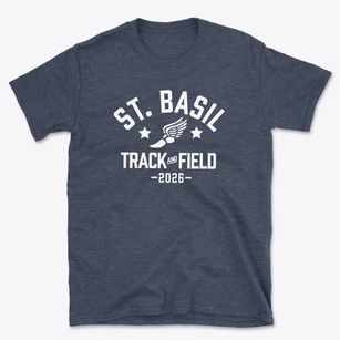 Saint Basil School Track and Field Basic T-Shirt
