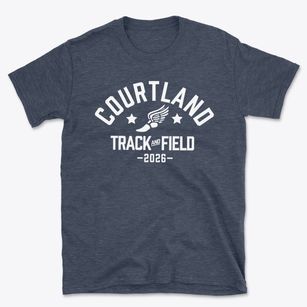 Courtland High School Track and Field Basic T-Shirt