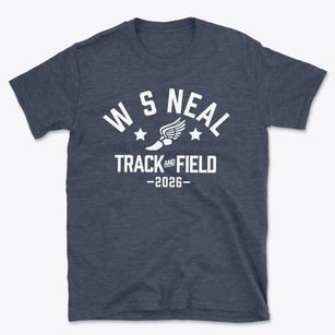 W S Neal Elementary School Track and Field Basic T-Shirt
