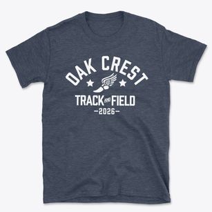 Oak Crest Christian Acedemy Track and Field Basic T-Shirt