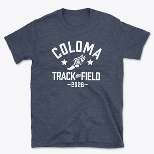 Coloma Junior High School Track and Field Basic T-Shirt