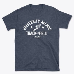 University Avenue Elementary School Track and Field Basic T-Shirt