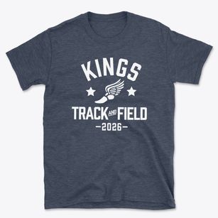 Kings Christian Academy Track and Field Basic T-Shirt