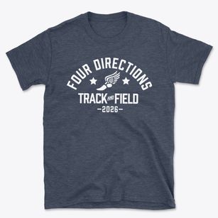 Four Directions Charter School Track and Field Basic T-Shirt