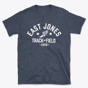 East Jones Elementary School Track and Field Basic T-Shirt