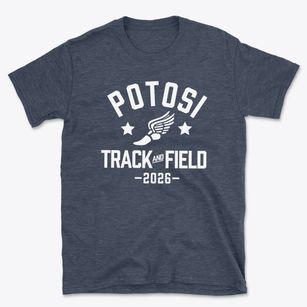 Potosi Elementary School Track and Field Basic T-Shirt