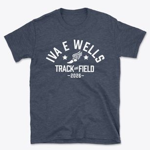 Iva E Wells Middle School Track and Field Basic T-Shirt