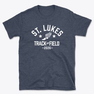 Saint Lukes Lutheran School Track and Field Basic T-Shirt