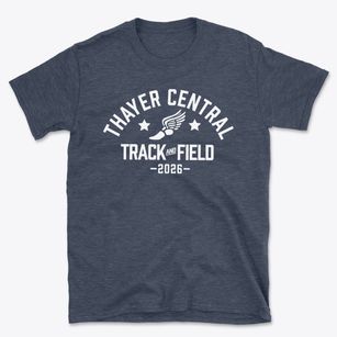 Thayer Central High School Track and Field Basic T-Shirt