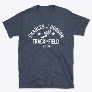 Charles J Hudson School Track and Field Basic T-Shirt