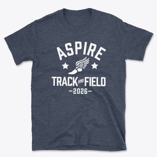 Aspire College Preparatory Academy Track and Field Basic T-Shirt