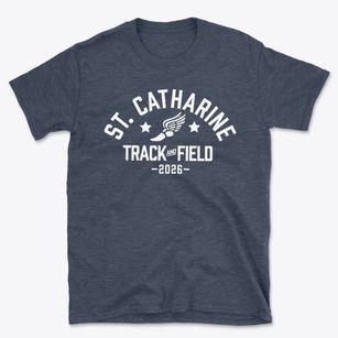 Saint Catharine Elementary School Track and Field Basic T-Shirt