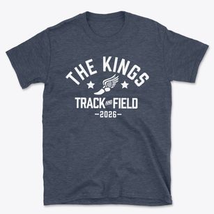 The Kings Christian School Track and Field Basic T-Shirt