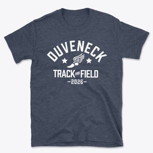 Duveneck Elementary School Track and Field Basic T-Shirt