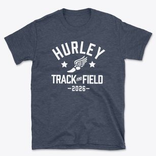 Hurley Elementary School Track and Field Basic T-Shirt