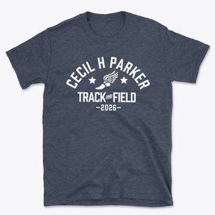 Cecil H Parker Elementary School Track and Field Basic T-Shirt