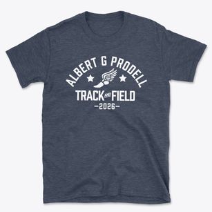 Albert G Prodell Middle School Track and Field Basic T-Shirt
