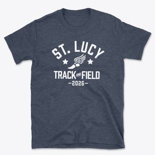 Saint Lucy Elementary School Track and Field Basic T-Shirt