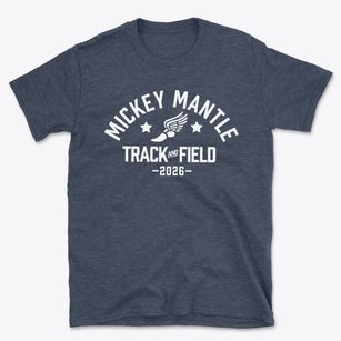 Mickey Mantle School Track and Field Basic T-Shirt