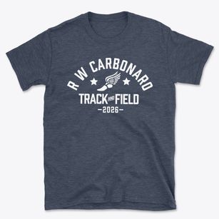 R W Carbonaro School Track and Field Basic T-Shirt