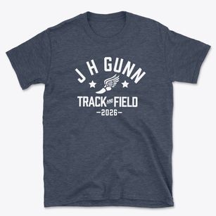 J H Gunn Elementary School Track and Field Basic T-Shirt