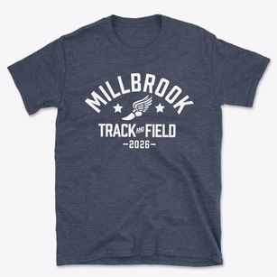 Millbrook High School Track and Field Basic T-Shirt