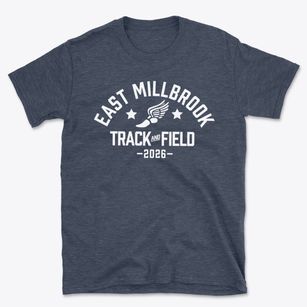 East Millbrook Middle School Track and Field Basic T-Shirt