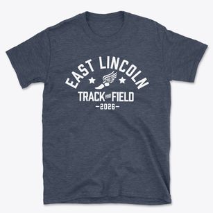 East Lincoln High School Track and Field Basic T-Shirt