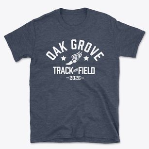 Oak Grove Middle School Track and Field Basic T-Shirt