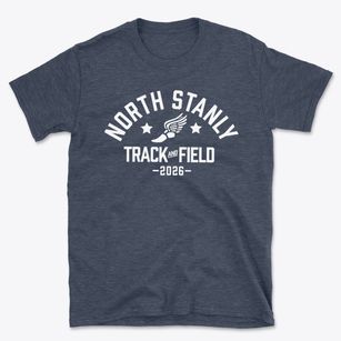 North Stanly High School Track and Field Basic T-Shirt