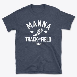 Manna Christian School Track and Field Basic T-Shirt