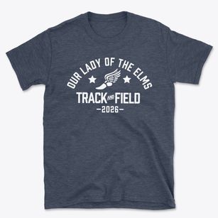 Our Lady Of The Elms High School Track and Field Basic T-Shirt