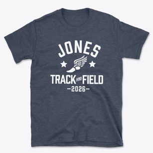Jones Middle School Track and Field Basic T-Shirt