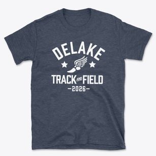Delake Elementary School Track and Field Basic T-Shirt