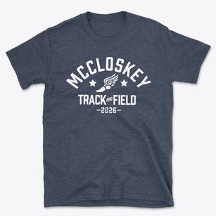 Mccloskey Elementary School Track and Field Basic T-Shirt