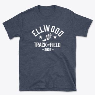 Ellwood Elementary School Track and Field Basic T-Shirt