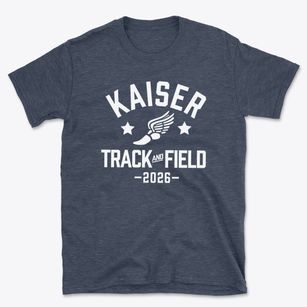Kaiser High School Track and Field Basic T-Shirt