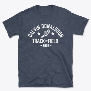 Calvin Donaldson Elementary School Track and Field Basic T-Shirt