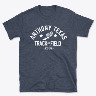 Anthony Texas Elementary School Track and Field Basic T-Shirt