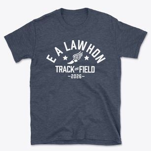 E A Lawhon Elementary School Track and Field Basic T-Shirt