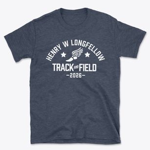 Henry W Longfellow Middle School Track and Field Basic T-Shirt