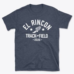 El Rincon Elementary School Track and Field Basic T-Shirt