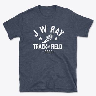 J W Ray Learning Center Track and Field Basic T-Shirt