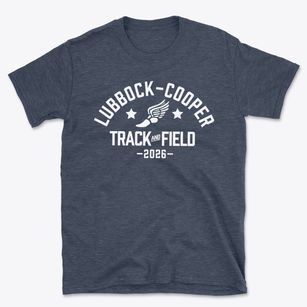 Lubbock-cooper High School Track and Field Basic T-Shirt