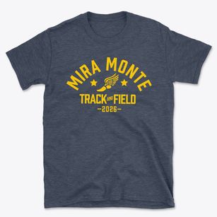 Mira Monte High School Track and Field Basic T-Shirt