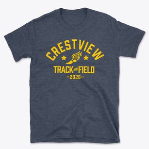 Crestview Elementary School Track and Field Basic T-Shirt