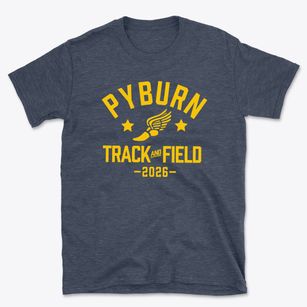 Pyburn Elementary School Track and Field Basic T-Shirt