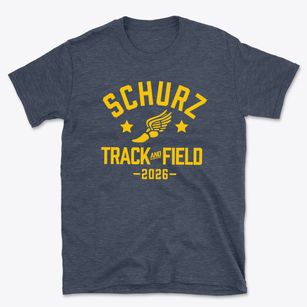 Schurz Elementary School Track and Field Basic T-Shirt